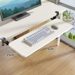 Keyboard and Mouse Tray Sliding Clamp-On Desk Mount