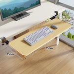 Keyboard and Mouse Tray Sliding Clamp-On Desk Mount