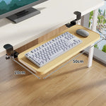 Keyboard and Mouse Tray Sliding Clamp-On Desk Mount