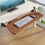 Keyboard and Mouse Tray Sliding Clamp-On Desk Mount