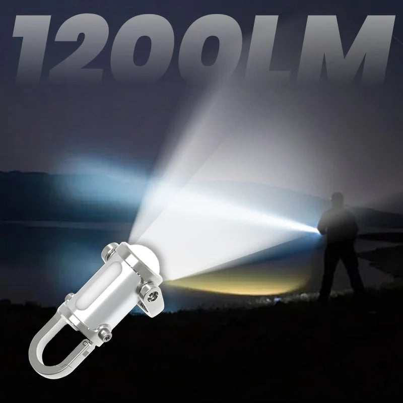 Keychain Flashlight 1200-Lumen Rechargeable Power Bank