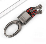 Keychain Lanyard Woven Loop Metal Key Ring