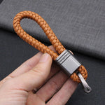 Keychain Lanyard Woven Loop Metal Key Ring