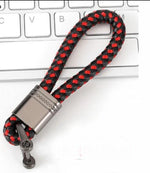 Keychain Lanyard Woven Loop Metal Key Ring