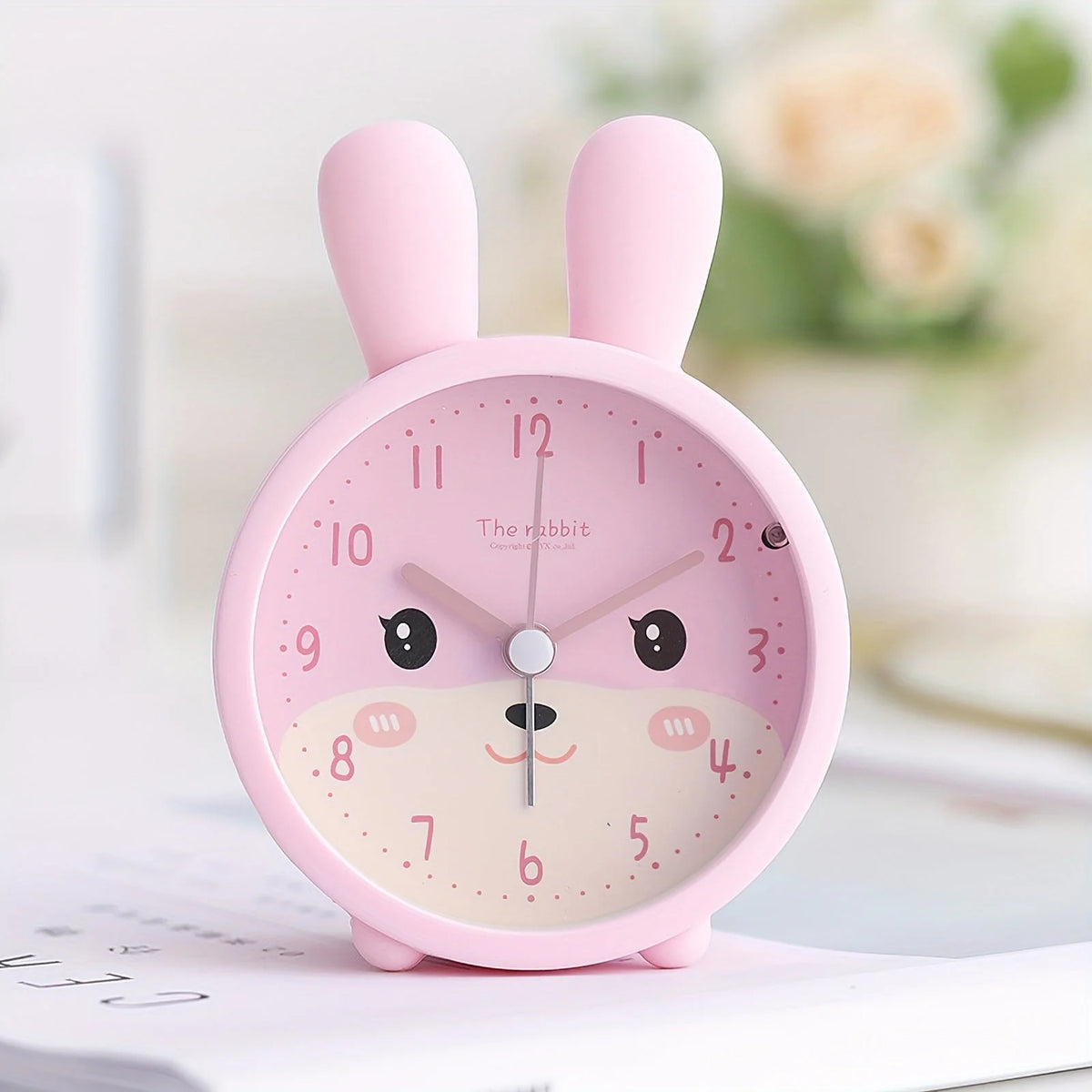 Kids Alarm Clock Silent Movement & Night Light
