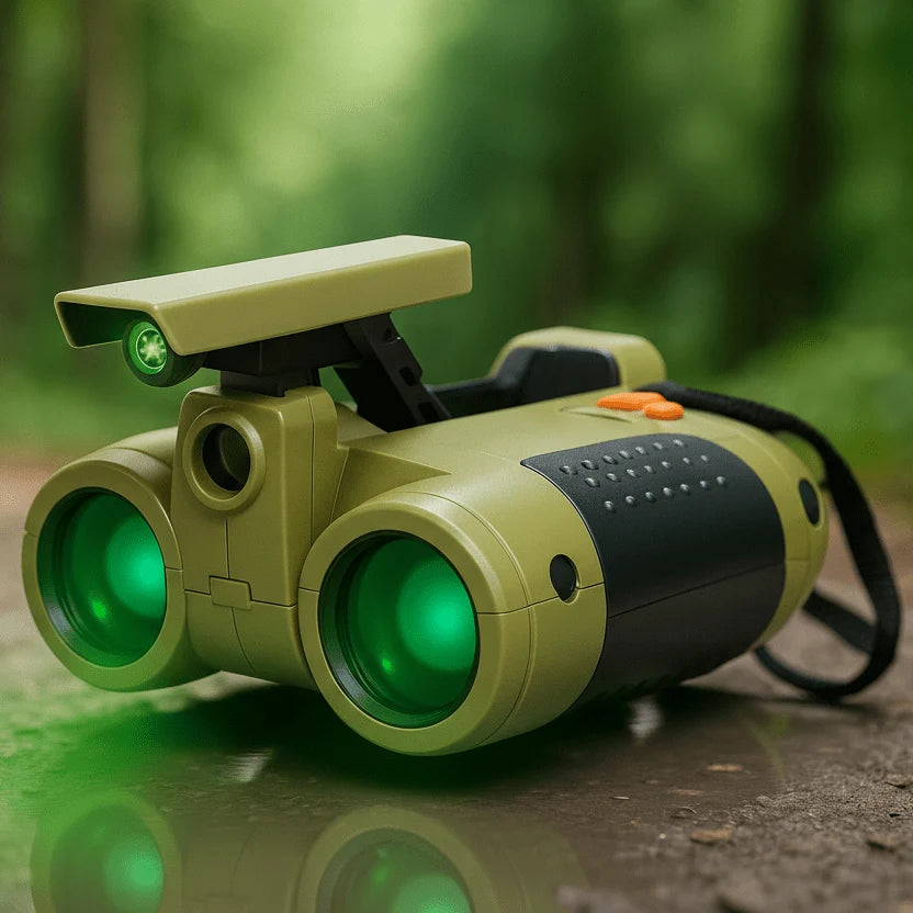 Kids’ Binoculars Lightweight Day & Night Viewing Impact-Resistant Plastic