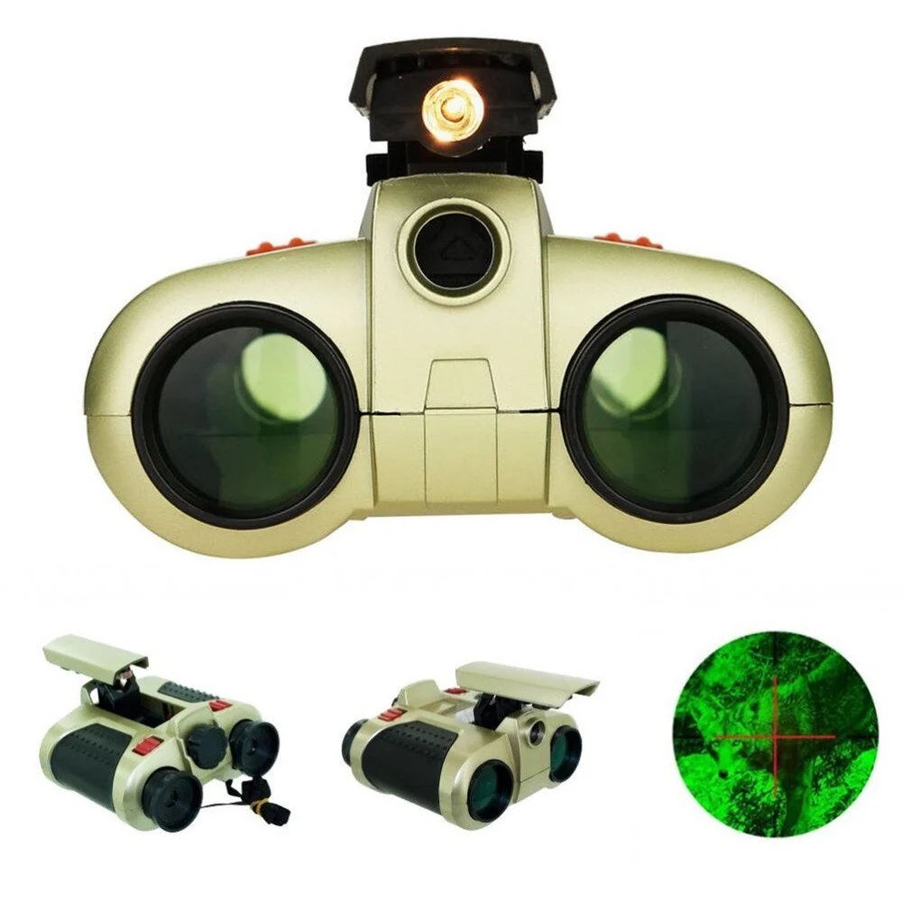 Kids’ Binoculars Lightweight Day & Night Viewing Impact-Resistant Plastic