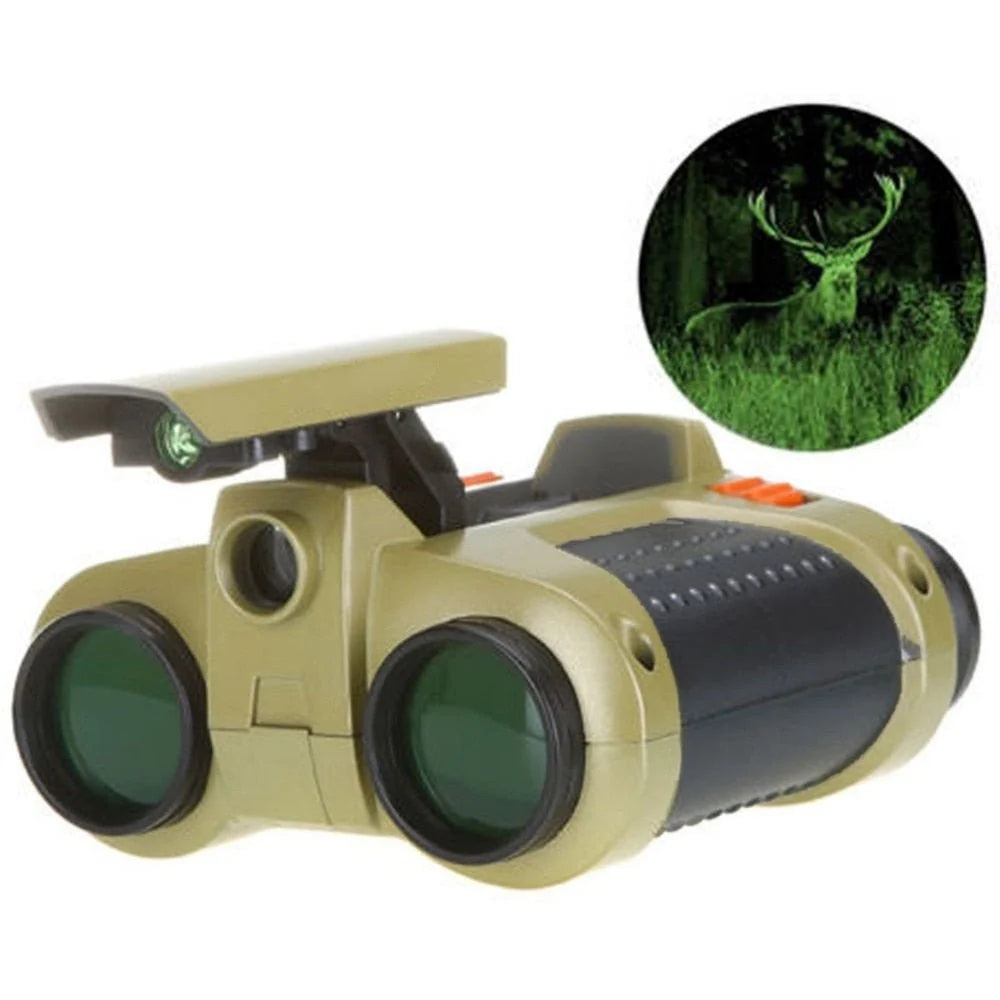Kids’ Binoculars Lightweight Day & Night Viewing Impact-Resistant Plastic