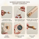 Kids Bug Observation Kit Wood Components & Magnifying Tools