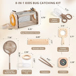 Kids Bug Observation Kit Wood Components & Magnifying Tools