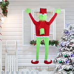 Kids Christmas Stocking Playful Character Motif Durable Fabric