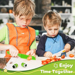 Kids Cooking Tool Set Easy-Grip 6-Piece Cutting & Peeling