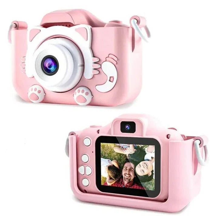 Kids Digital Camera 1080P Autofocus Dual Lenses