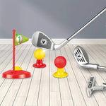 Kids Golf Set Telescopic Clubs Balls & Targets for Indoor Outdoor Play