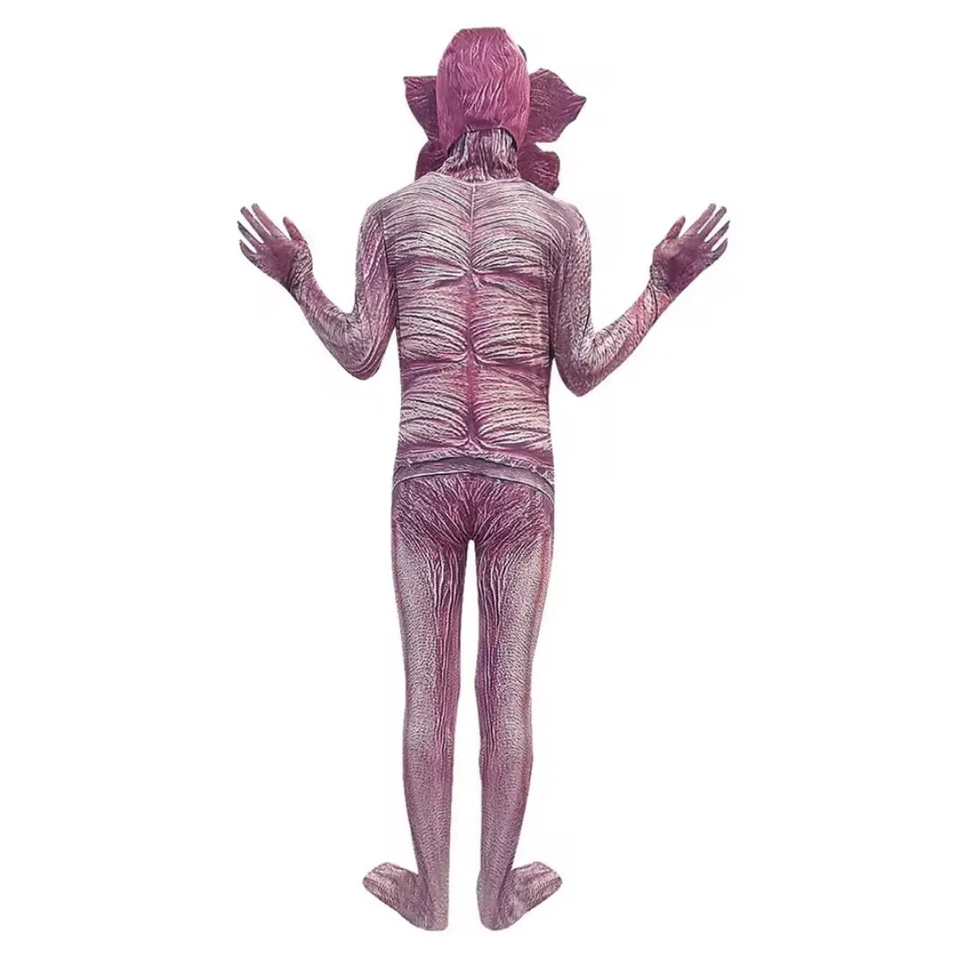 Kids Halloween Costume One-Piece Jumpsuit & Mask Set