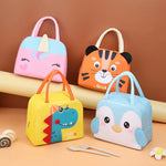 Kids Lunch Bag Insulated Wipe-Clean Lining Padded Handles