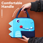 Kids Lunch Bag Insulated Wipe-Clean Lining Padded Handles