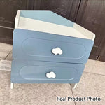 Kids Nightstand MDF Compact Drawer Storage