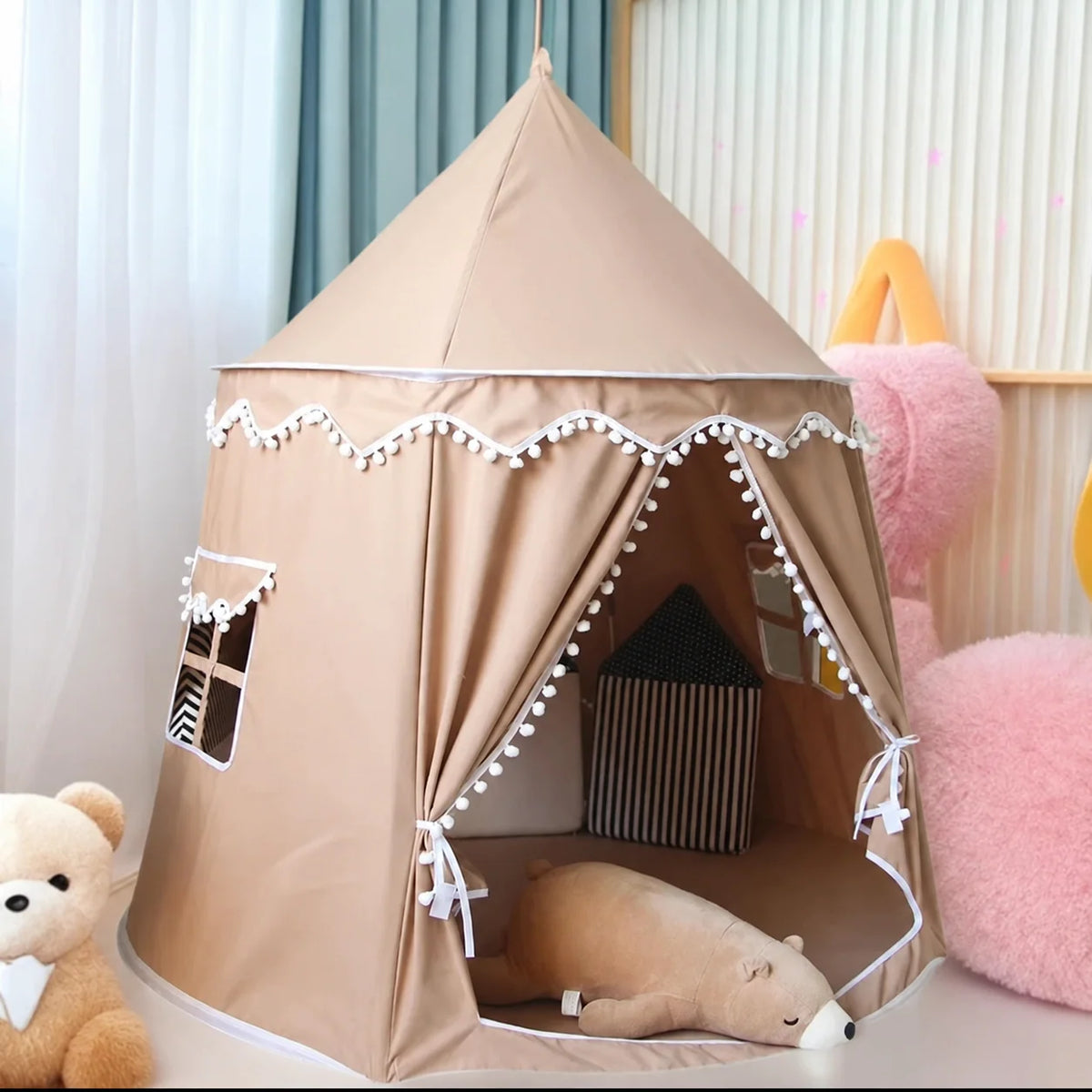 Kids Play Tent Cozy Reading & Imaginative Play Hideaway