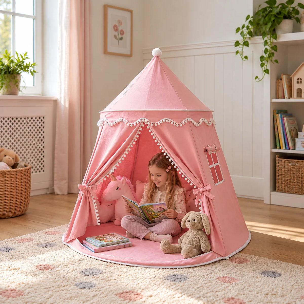 Kids Play Tent Cozy Reading Nook For Imaginative Play