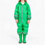 Kids Rain Suit Full-Coverage Reflective Water-Repellent