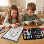 Kids Sewing Kit Felt Stitching Book Child-Safe Needles