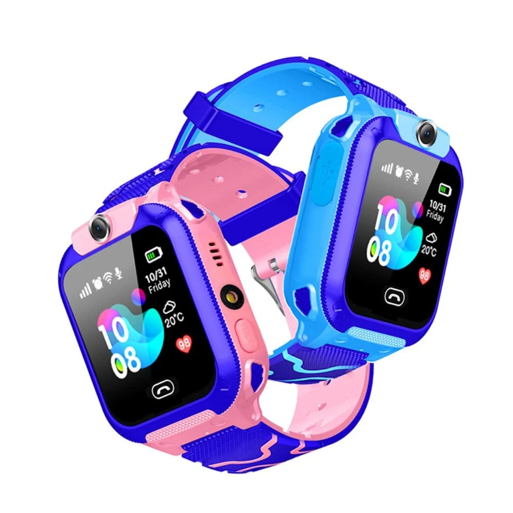 Kids' Smartwatch GPS Tracking SOS Button Calling Function