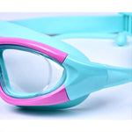 Kids Swimming Goggles Anti-Fog Silicone Seal & Adjustable Strap