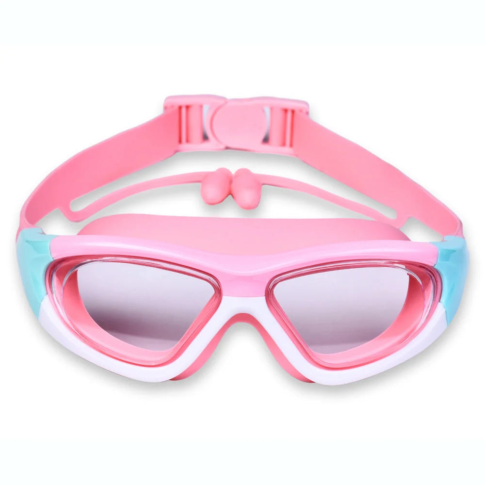 Kids Swimming Goggles Anti-Fog Silicone Seal & Adjustable Strap