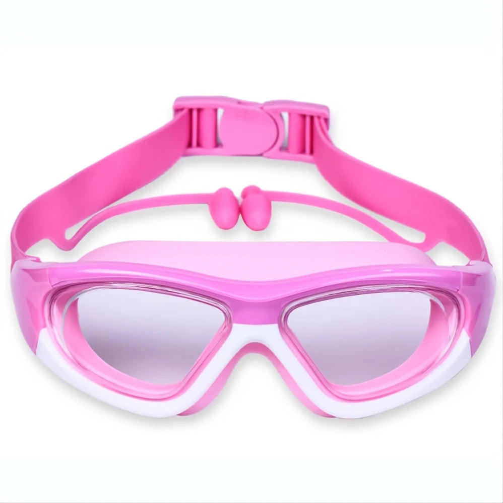Kids Swimming Goggles Anti-Fog Silicone Seal & Adjustable Strap