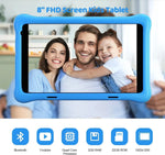 Kids Tablet 8-Inch Eye-Care Display & Parental Controls