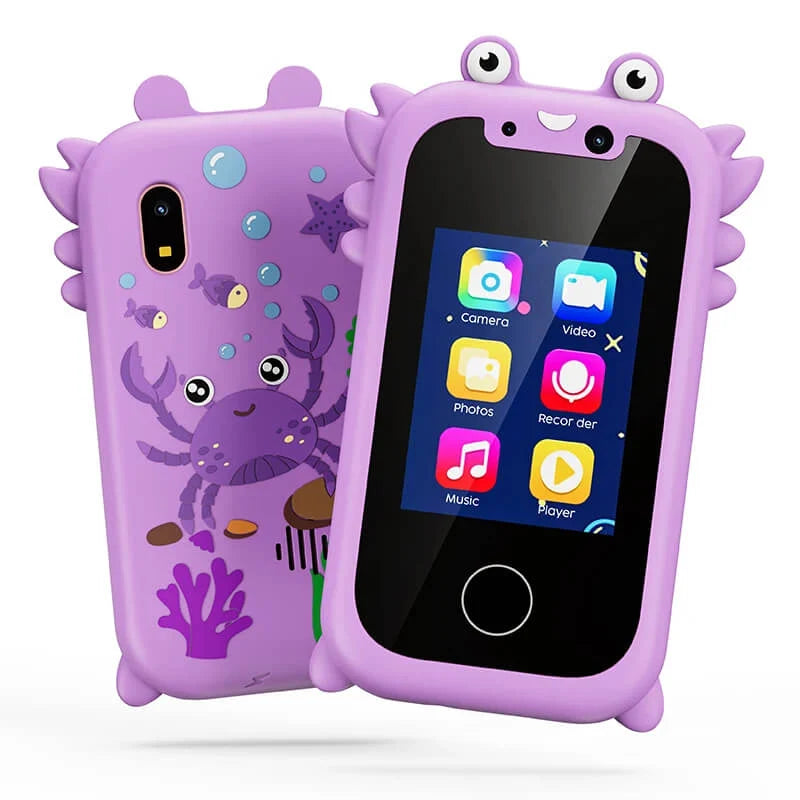 Kids' Toy Smartphone Touchscreen Dual Cameras Educational Games