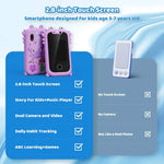 Kids' Toy Smartphone Touchscreen Dual Cameras Educational Games