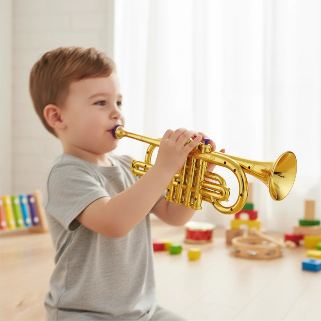 Kids Trumpet 4-Key Non-Toxic ABS