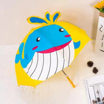 Kids Umbrella Manual Open Rounded Tips Colorful Canopy