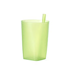 Kids Water Bottle Built-In Straw Compact Size