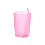 Kids Water Bottle Built-In Straw Compact Size