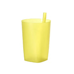 Kids Water Bottle Built-In Straw Compact Size