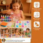 Kids Water Jelly Figure Kit Reusable Moulds & Non-Toxic Gel