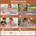 Kids Water Jelly Figure Kit Reusable Moulds & Non-Toxic Gel
