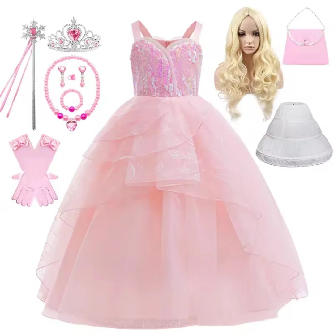Kids Witch Costume Dress Lightweight Polyester