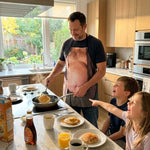 Kitchen Apron Lightweight Funny Dad Joke Print Adjustable Ties