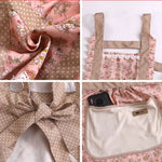 Kitchen Apron Waterproof Oil-Resistant Adjustable With Pockets