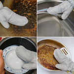 Kitchen Cleaning Gloves Steel Wire Mesh Heat-Resistant Reusable