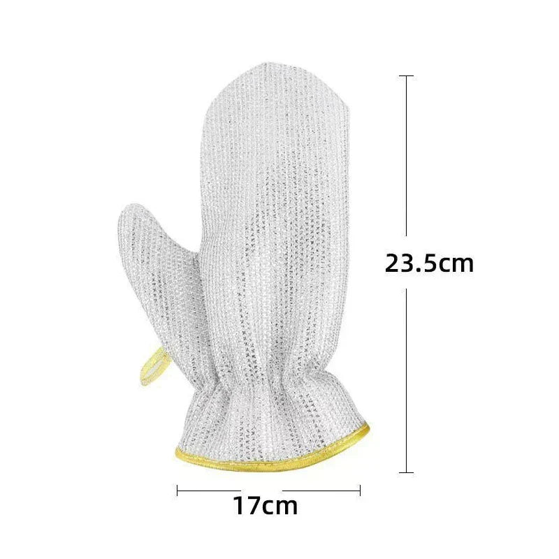 Kitchen Cleaning Gloves Steel Wire Mesh Heat-Resistant Reusable