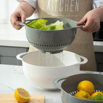 Kitchen Drainer Set Non-Slip Base 5-Piece