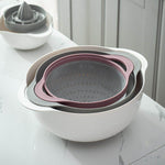 Kitchen Drainer Set Non-Slip Base 5-Piece