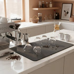 Kitchen Drying Mat Diatomite Fast-Absorbing Rubber Backing