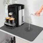 Kitchen Drying Mat Diatomite Fast-Absorbing Rubber Backing