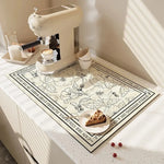 Kitchen Drying Mat Diatomite Fast-Absorbing Rubber Backing